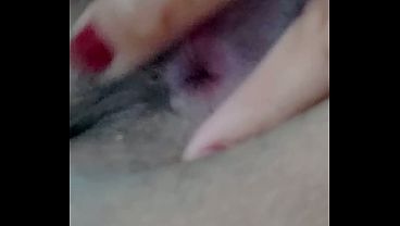 A horny Saudi wife masturbates, her hot pussy is ready, she wants a stud with a big dick to fuck her hard.